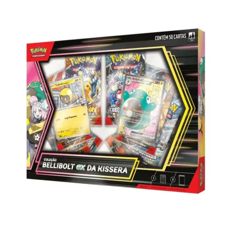 Pokémon - Box Coleção Bellibolt EX da Kisera - Original Copag