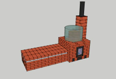 Diseña tu estufa y horno con Sketchup en internet
