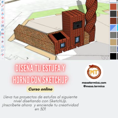 Diseña tu estufa y horno con Sketchup