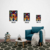 Quadro Lobo Multicolor - comprar online