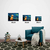 Quadro Cachorro Noite Estrelada - comprar online
