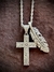 Colar - TWISTER MENS CROSS AND FEATHER