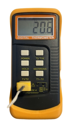 Termometro 1300 grados bateria ideal hornoa leña - comprar online