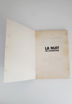 Livro La Nuit Des Disparitions na internet