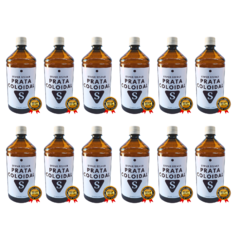 Kit Revenda Prata Coloidal 100ppm Kit 12 Litros Super Silver