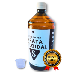 Prata Coloidal 100ppm Kit 3 Litros Super Silver na internet