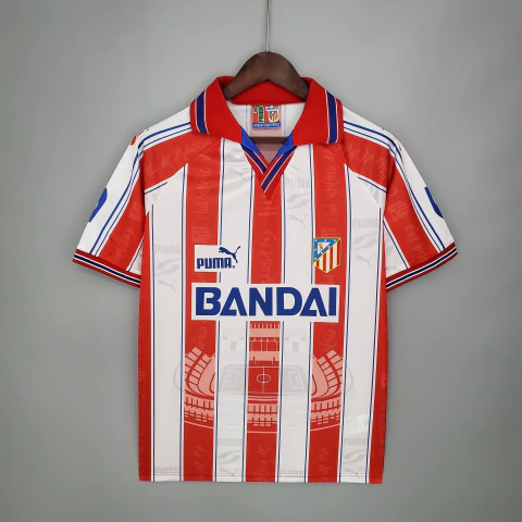 Camisa Retrô Atlético de Madrid 96/97 - Modelo Masculino