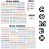 COMBO COLORIDO - LETRAS E SÍLABAS MÓVEIS
