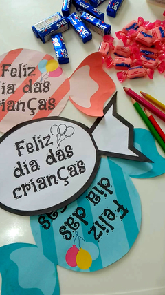 DIA DAS CRIANÇAS - PORTA DOCE DE PAPEL - Espaço Crescendo em Conhecimento