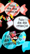 DIA DAS CRIANÇAS - PORTA DOCE DE PAPEL