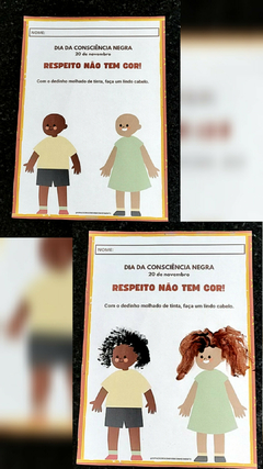 DIA DA CONSCIÊNCIA NEGRA - ATIVIDADE