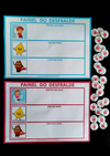 PAINEL DO DESFRALDE + FIGURINHAS MOTIVACIONAIS