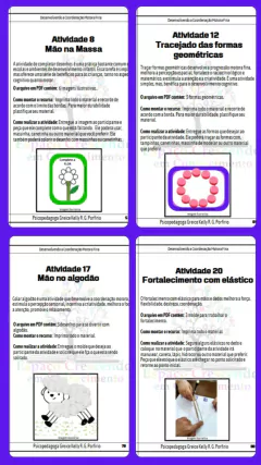 E-BOOK - 20 ATIVIDADES PARA DESENVOLVER A COORDENAÇÃO MOTORA FINA(PDF) - Espaço Crescendo em Conhecimento