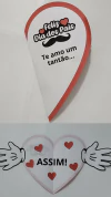DIA DOS PAIS - CORAÇÃO COM MÃOS