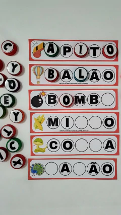 30 FICHAS COMPLETE A LETRA + LETRAS MÓVEIS PRETAS (PDF) - Espaço Crescendo em Conhecimento
