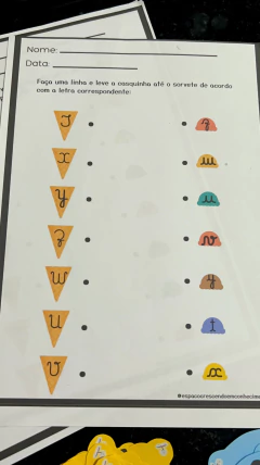 SORVETES DO ALFABETO (PDF) - Espaço Crescendo em Conhecimento