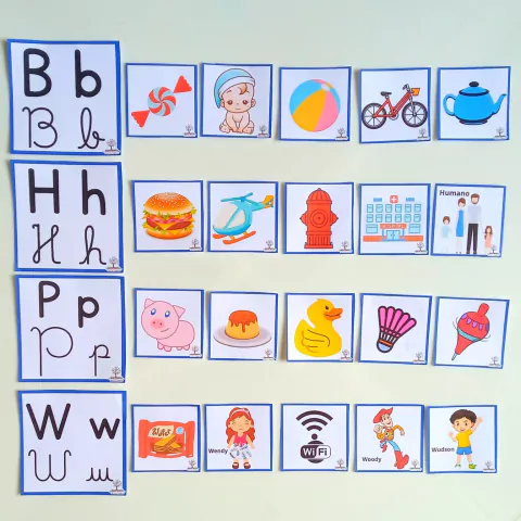 CONSOANTES ILUSTRADAS - 126 CARDS (PDF)