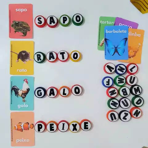 24 CARDS DOS ANIMAIS + LETRAS MÓVEIS (PDF)