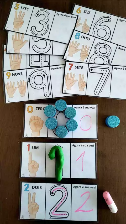 NÚMEROS ILUSTRADOS E PONTILHADOS (0-9) (PDF)