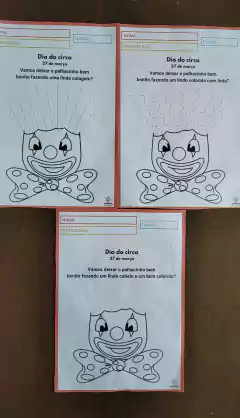 DIA DO CIRCO - 3 ATIVIDADES (PDF) - comprar online