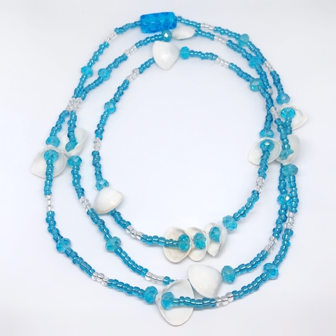 Guia de Iemanjá com conchas