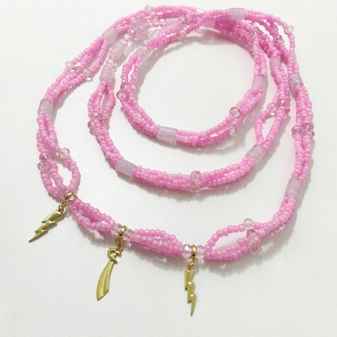 Brajá de Iansã 3 fios rosa