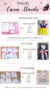 Combo com 3 Moldes de Vestido - 1 a 8 anos - comprar online