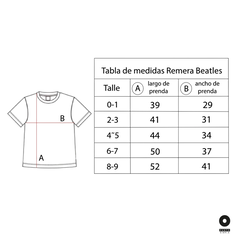 Remera Beatles blanca - tienda online