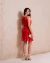 Imagem do Vestido Cetim Tania Vermelho