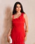 Vestido Cetim Tania Vermelho na internet