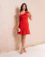 Vestido Cetim Tania Vermelho - loja online