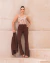 Calça Alfaiataria Valentina Marrom - comprar online