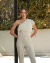 Blusa Tule Malha Vania Bege - IT LOOK