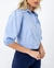 Camisa Tricoline Zoe Azul - comprar online