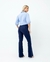 Camisa Tricoline Zoe Azul - IT LOOK