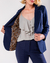 Blazer Alfaiataria Valentina Azul Marinho na internet