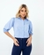 Camisa Tricoline Zoe Azul