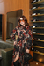 Vestido Longo Floral de Mangas - comprar online
