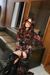 Vestido Longo Floral de Mangas na internet