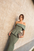 Vestido Mídi Alfaiataria Fenda Costas - comprar online