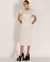 Vestido Tweed Detalhe Flor - comprar online