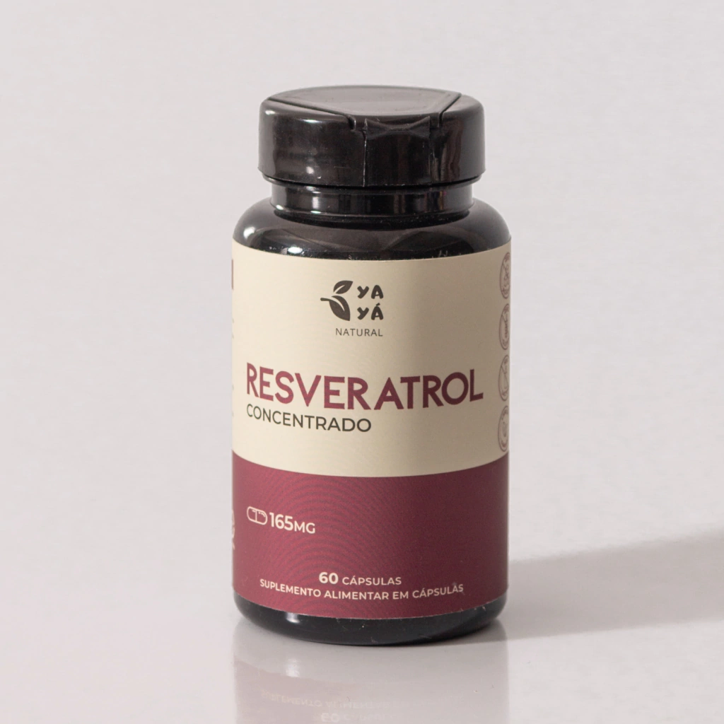 Resveratrol Concentrado 165mg - 60 Capsulas, Yayá Natural