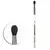 PINCEL DE ESCUMAR PEQUENO LINHA WHITE W911 MACRILAN