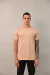 Camiseta Slim Le Portier Bege - loja online