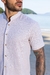 Camisa Curta Padre Linho Nature na internet