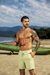 Shorts Linho Verde na internet
