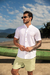 Camisa Curta Padre Linho Branca - comprar online