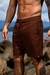 Shorts Linho Marrom - comprar online