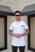 Camiseta Slim Raglan Skull Strass Branca na internet