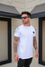 Imagem do Camiseta Slim Raglan Skull Strass Branca